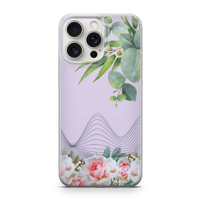 Flower Autumn Phone Case Purple cover for iPhone 16e, 17 Pro Max, 17 Air, Samsung S25 Edge, A16, Pixel 10, 9A