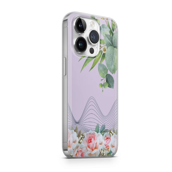 Flower Autumn Phone Case Purple cover for iPhone 16e, 17 Pro Max, 17 Air, Samsung S25 Edge, A16, Pixel 10, 9A