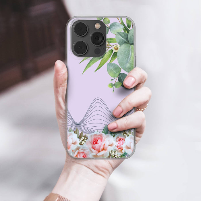 Flower Phone Case Art cover for iPhone 16e, 17 Pro Max, 17 Air, Samsung S25 Edge, A16, Pixel 10, 9A