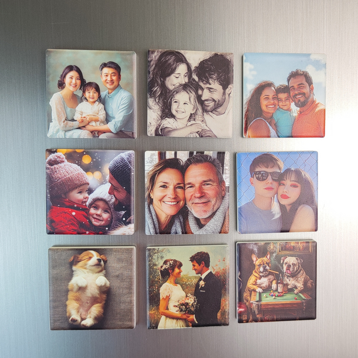 Custom Ceramic Magnet 6x6cm coverolla